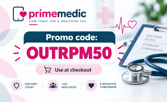 Get 50% Off Prime Medic Healthcare Services
