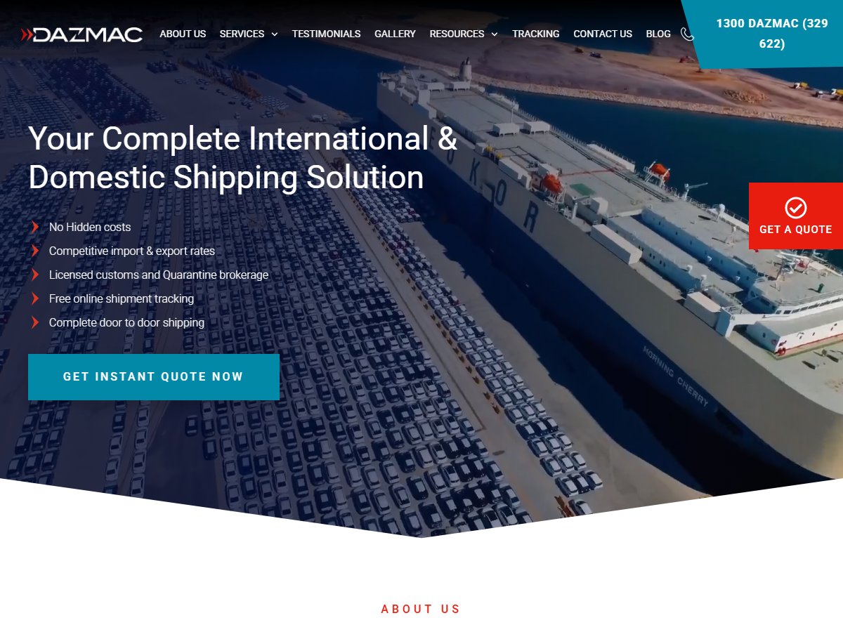 Dazmac International Logistics