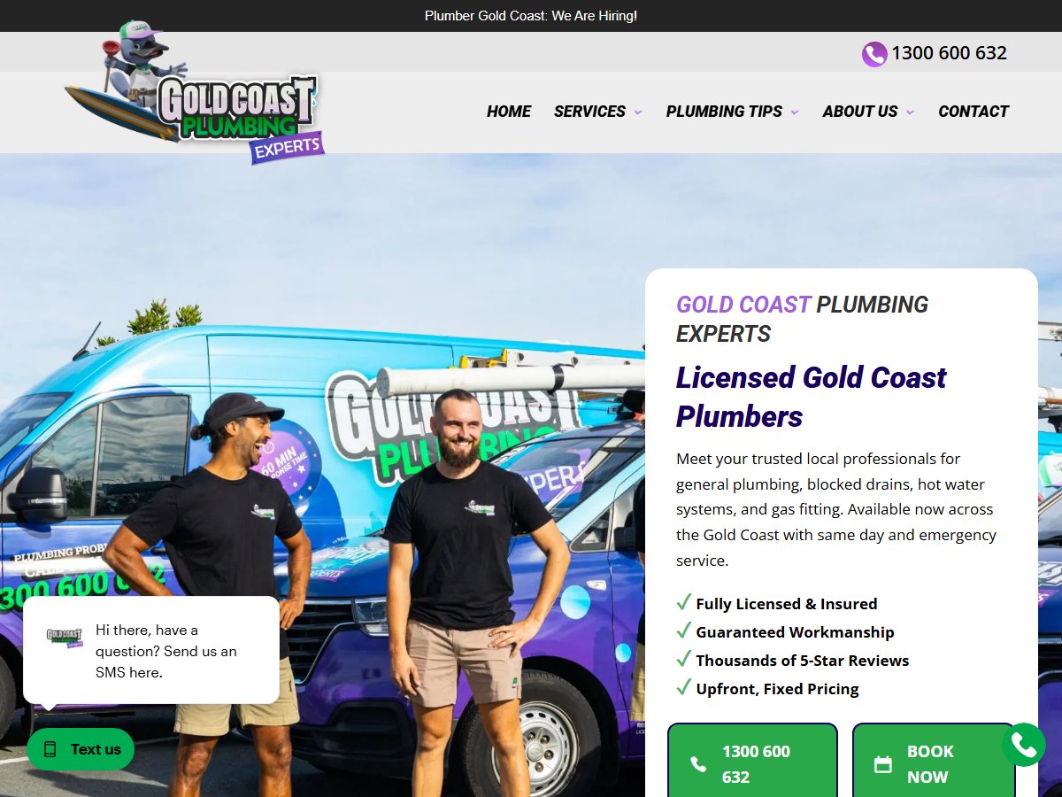 Gold Coast Plumbing Experts