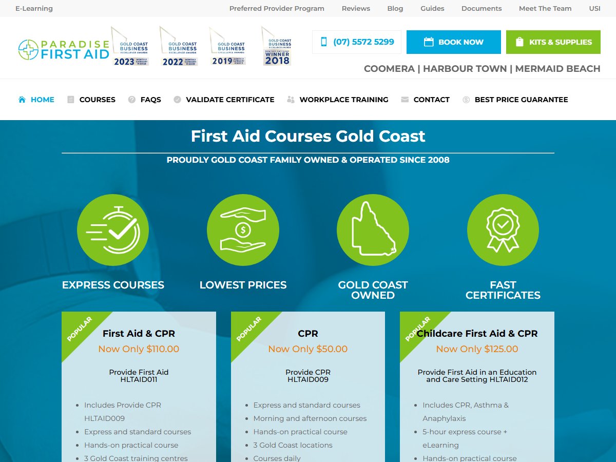 Paradise First Aid