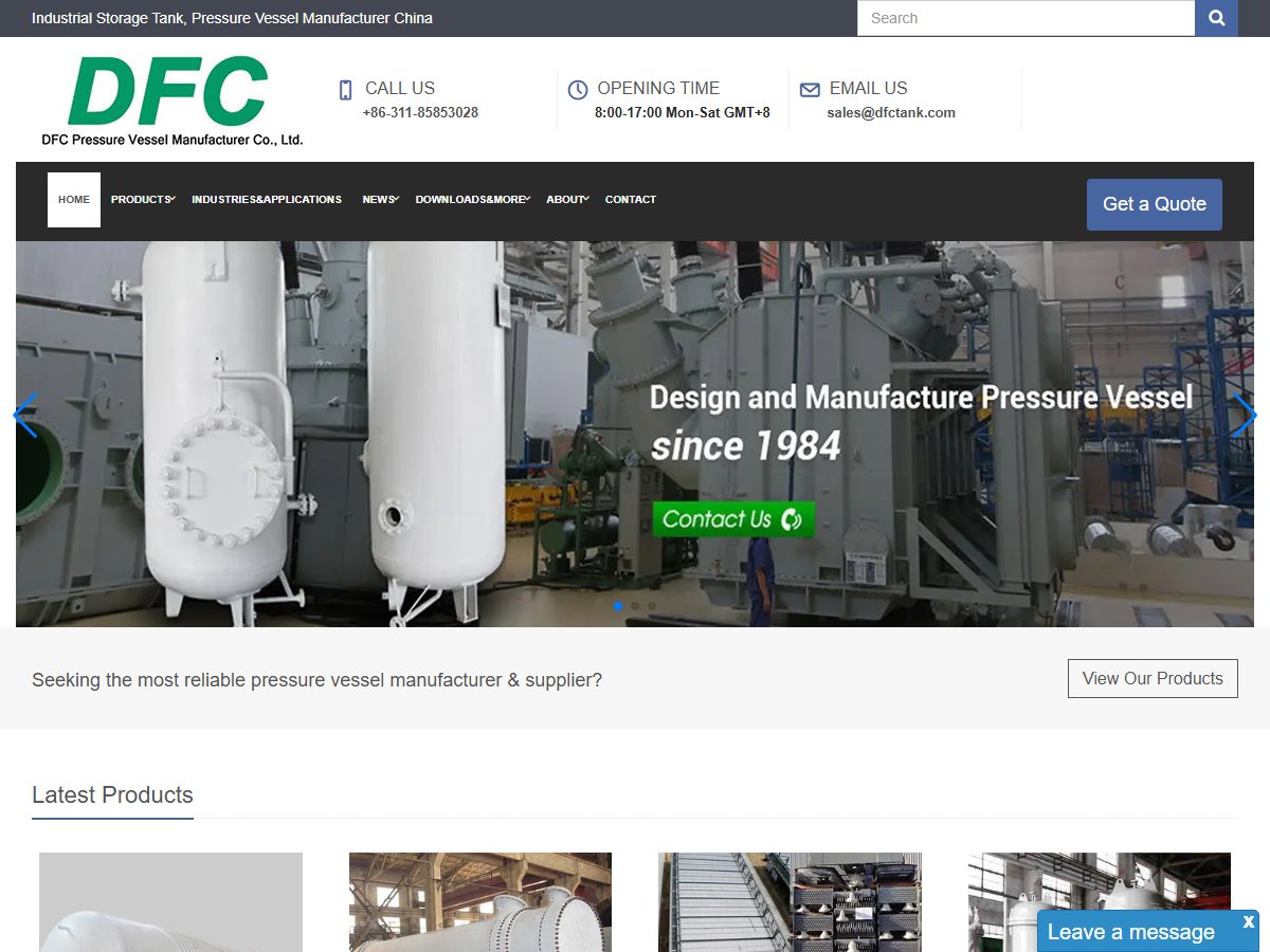 DFC tank pressure vessels manufacturer co., Ltd