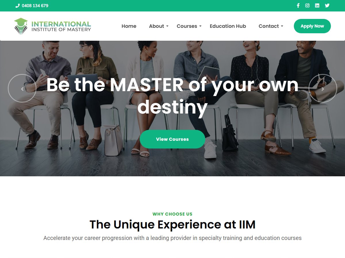 International Institute of Master