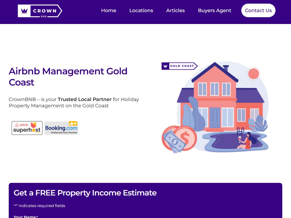 CrowBNB Management – Airbnb Management  On The Gold Coast