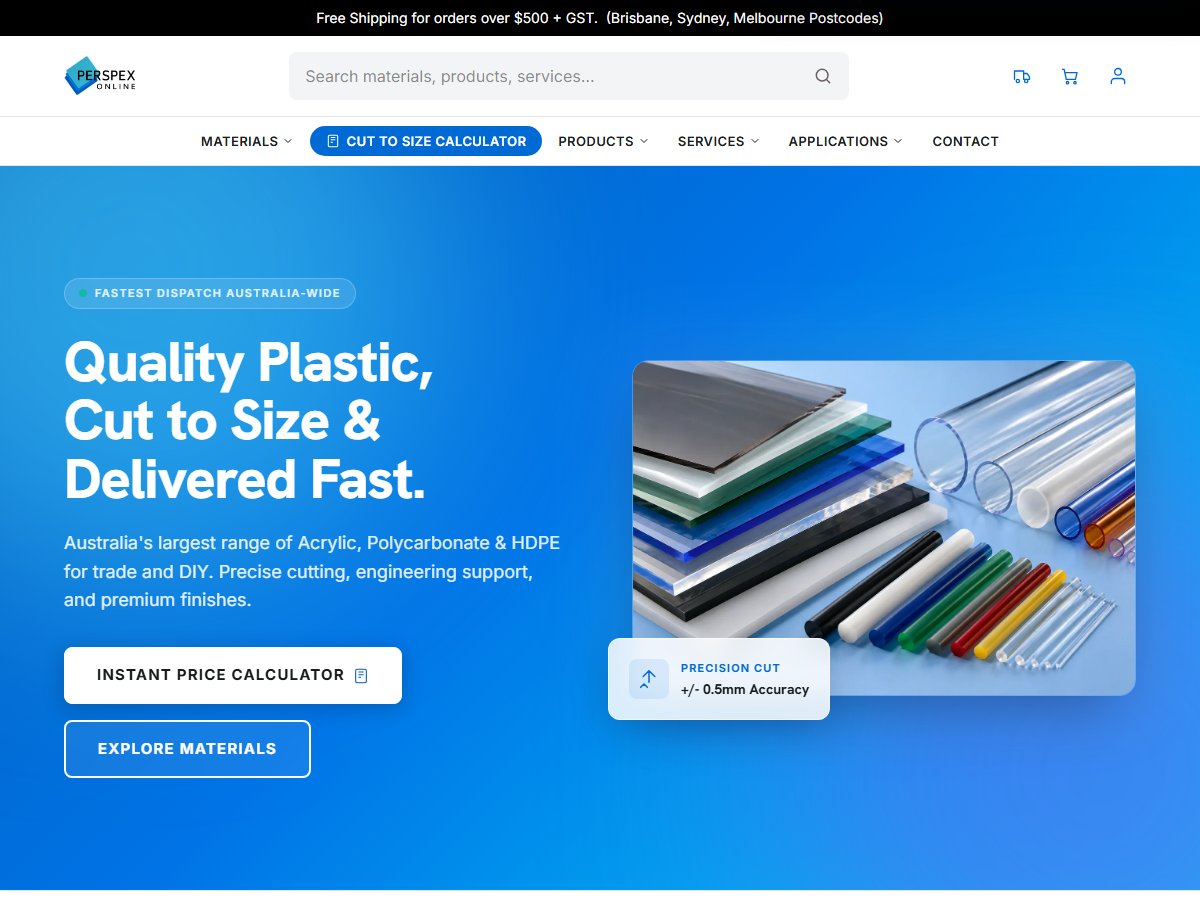 Perspex Online