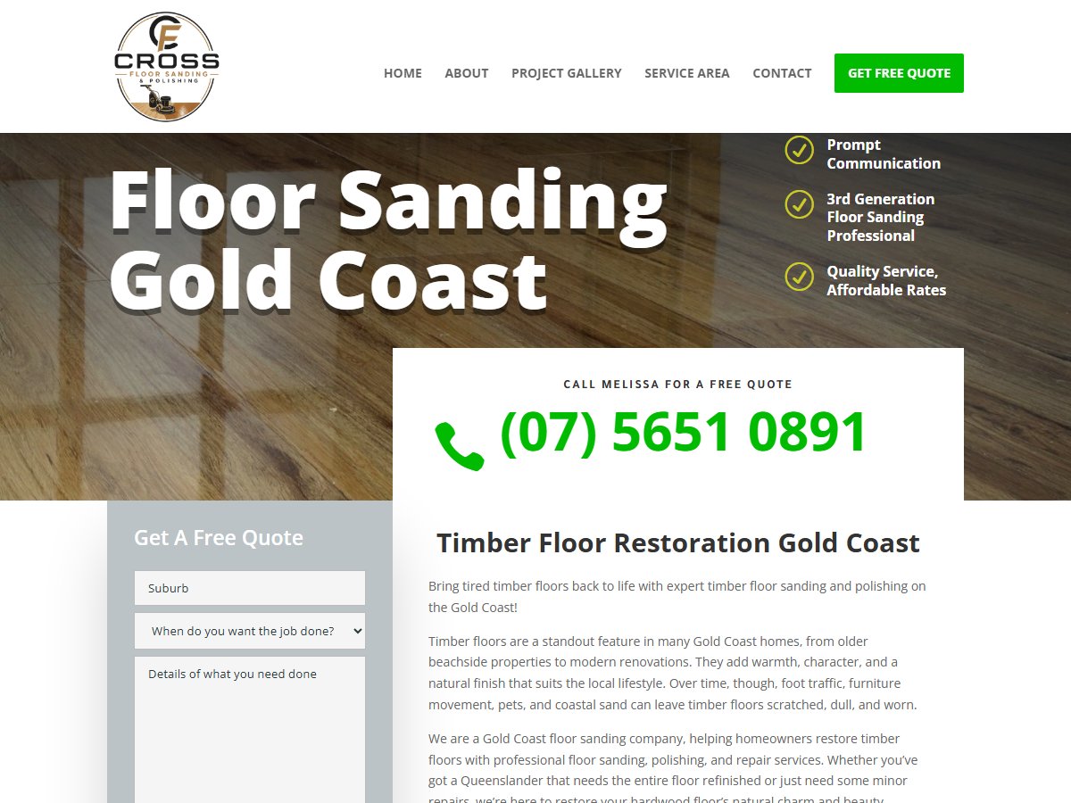 Floor Sanding Gold Coast