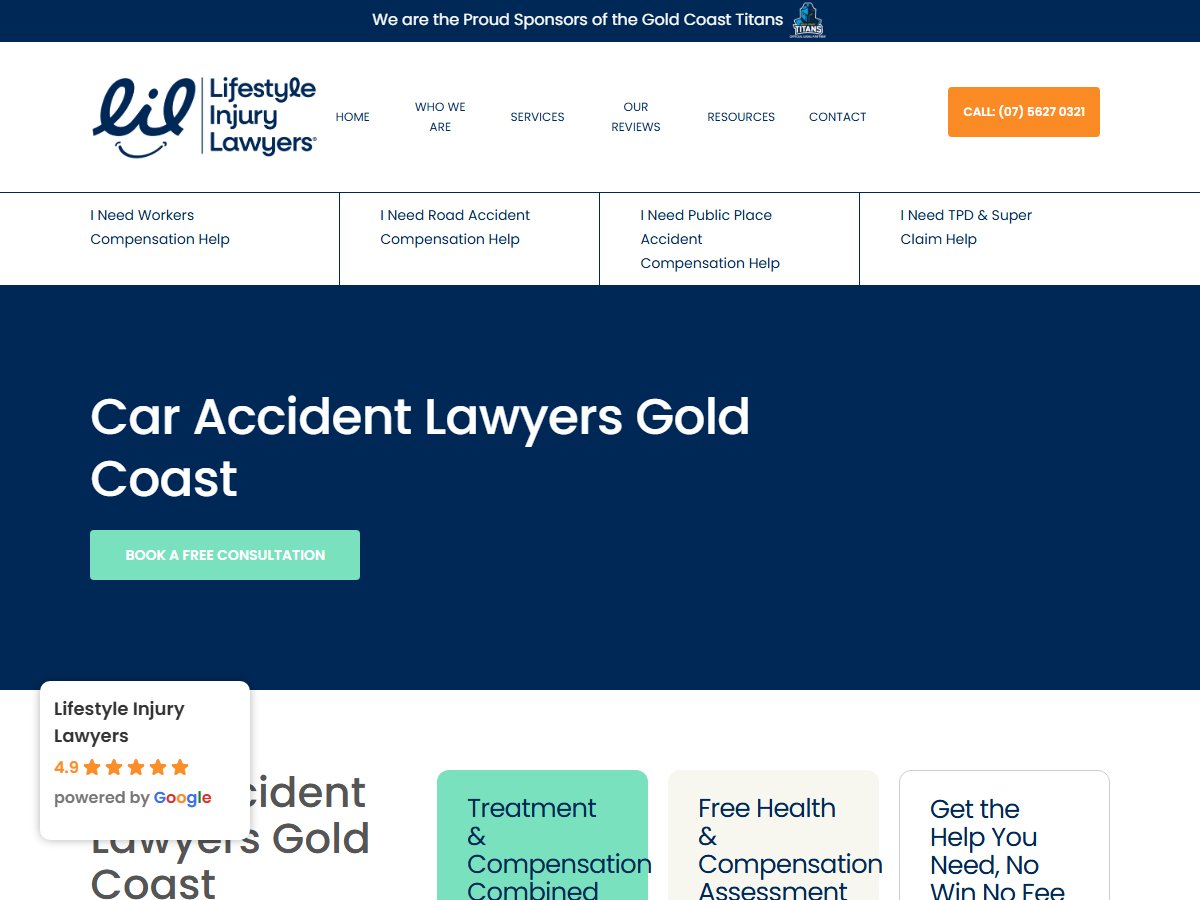 Lifestyle Injury Lawyers – Gold Coast Car Accident Lawyers