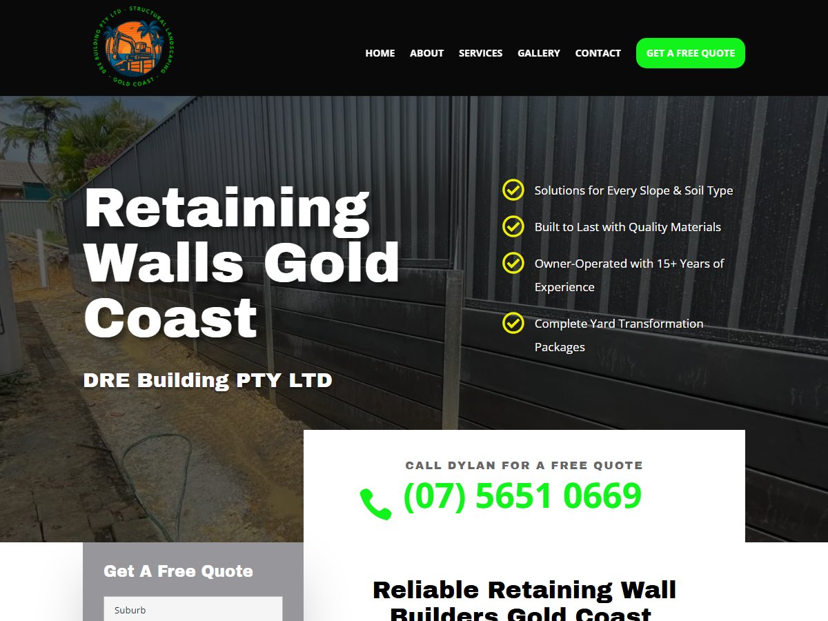 Retaining Walls Gold Coast