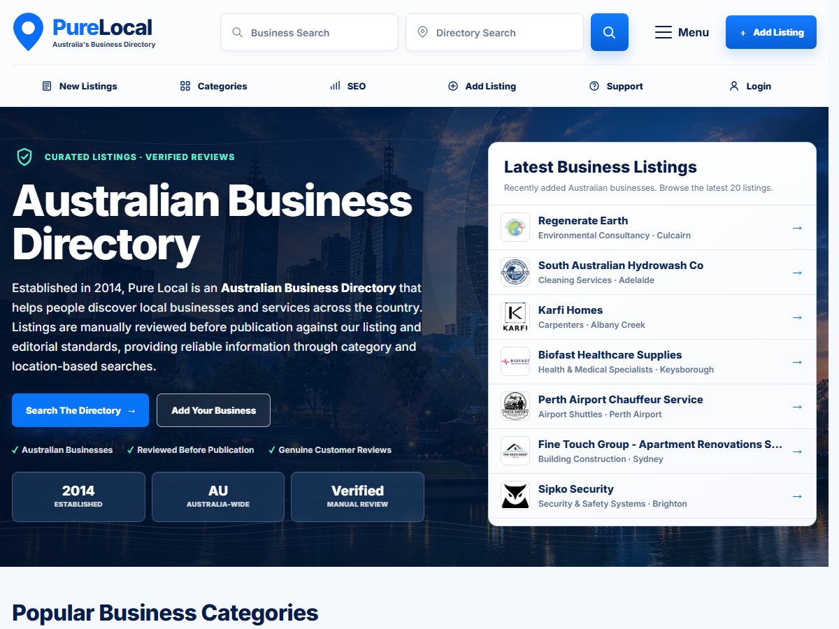 Pure Local Business Directory