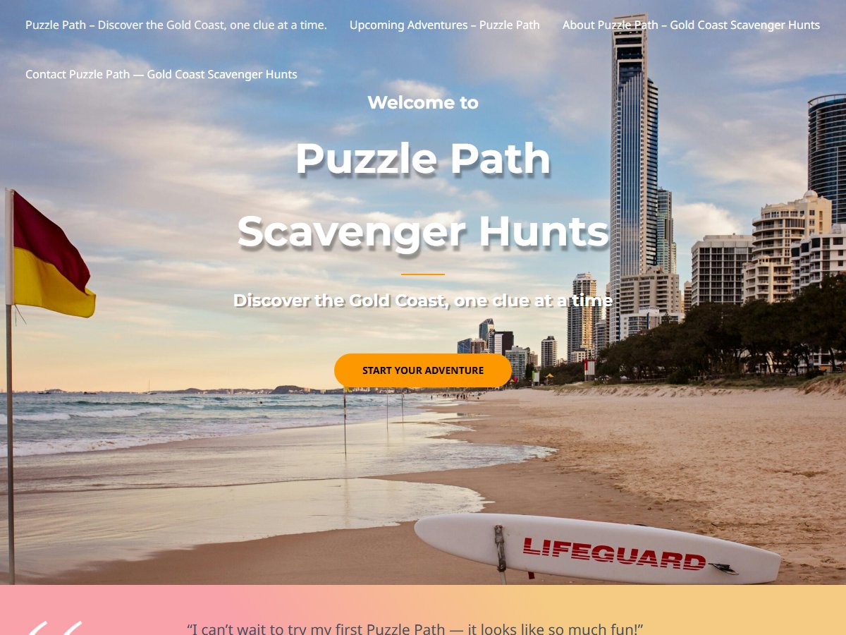 Puzzle Path Scavenger Hunts