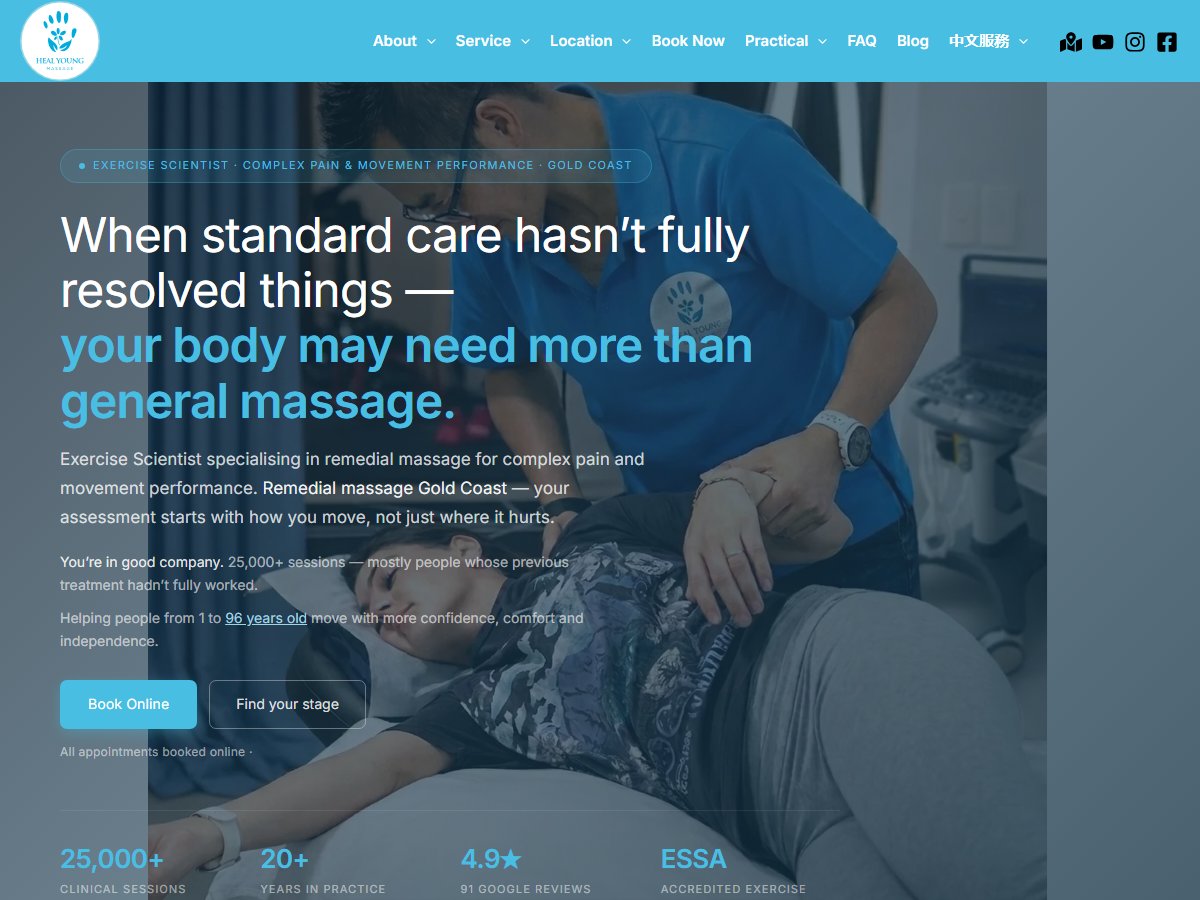 Heal Young Massage
