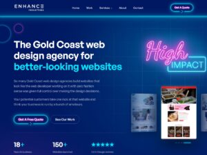 Enhance Industries Web Design