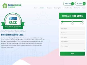 Bond cleaning in Gold Coast