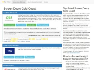 Screen Doors Gold Coast