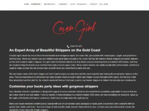 Cover Girl Bucks Party Strippers Gold Coast