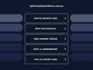 Gold Coast Airport Limos