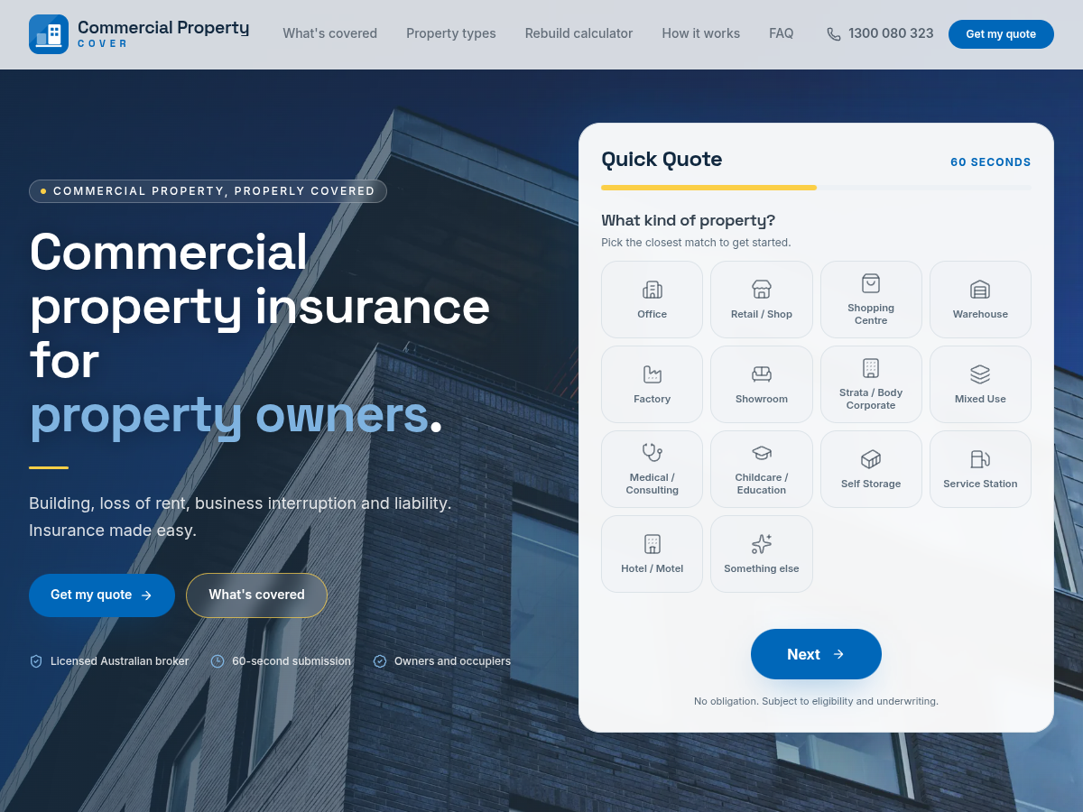 Commercial Property Cover