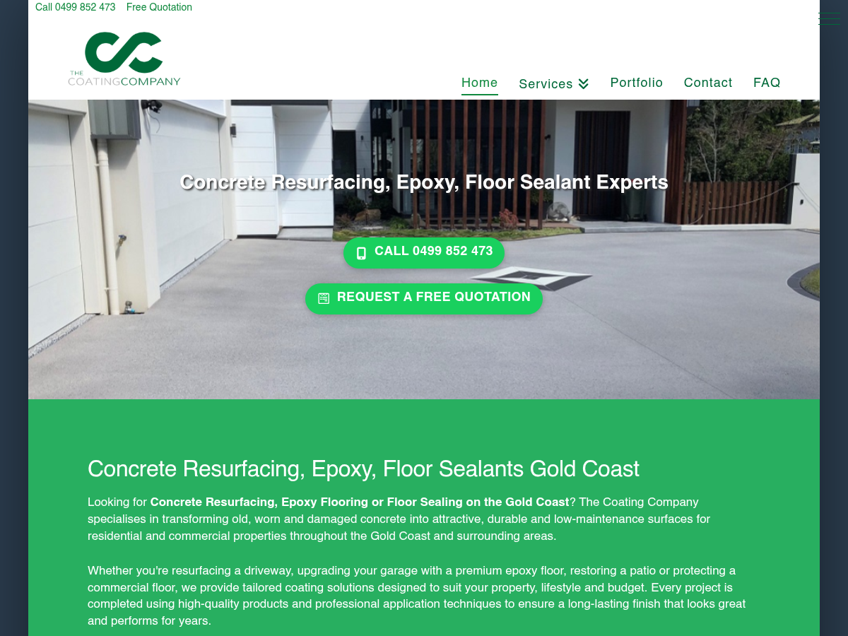 The Coating Company | Gold Coast Concrete Contractors