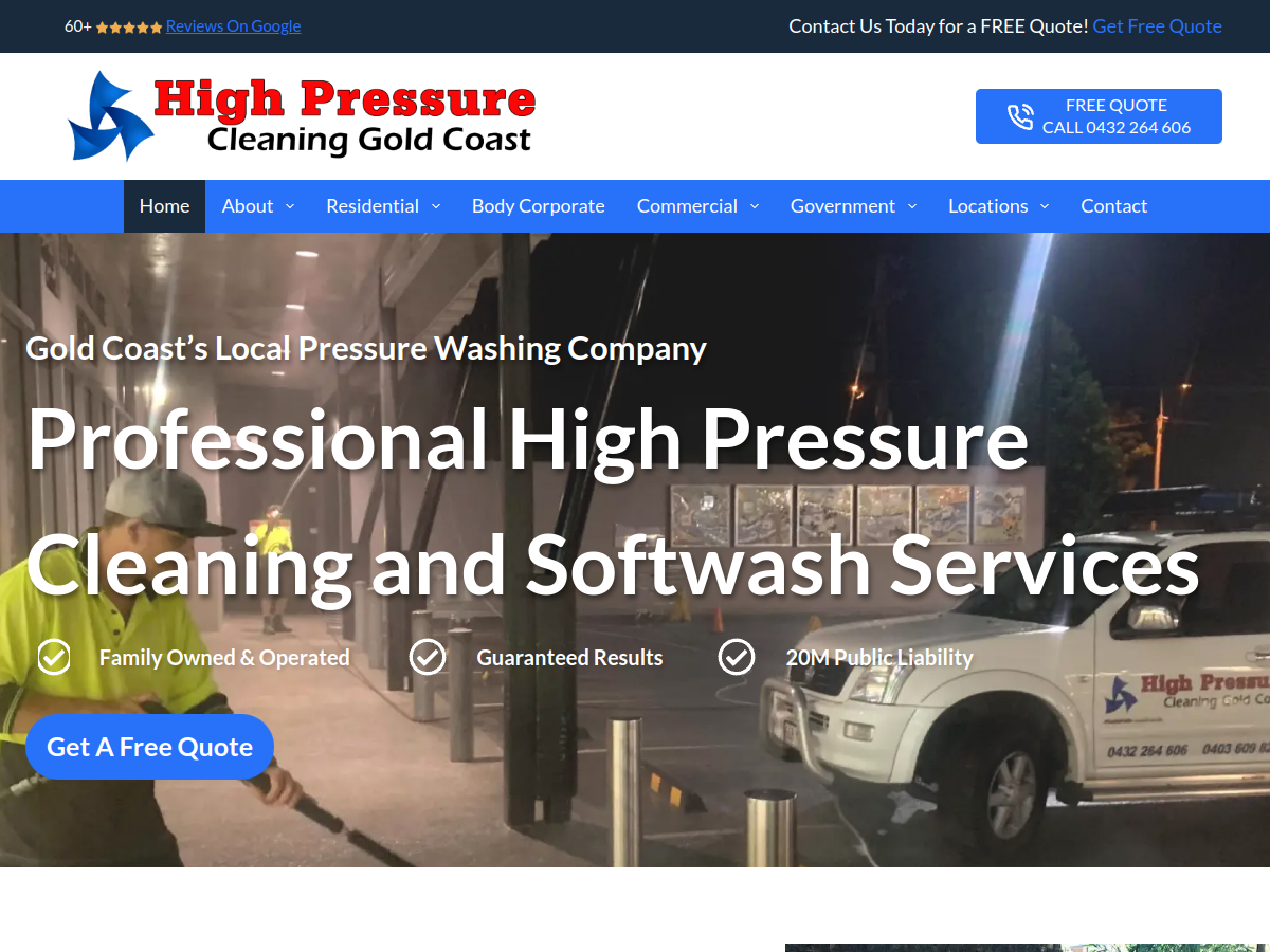 High Pressure Cleaning Gold Coast